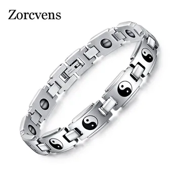 ZORCVENS Fashion Taiji health bracelets for men jewelry wholesale stainless steel watch bracelet jewelry with Magnetic
ZORCVENS Fashion Taiji health bracelets for men jewelry wholesale stainless steel watch bracelet jewelry with Magnetic