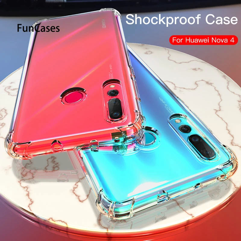 Прозрачный термополиуретановый чехол для телефона huawei Y7Pro Y9 P Smart 2019 P30 P20 lite Pro Nova 4E