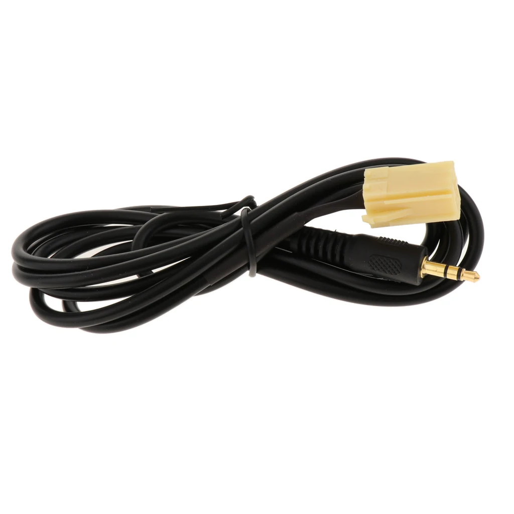 Durable Music Aux-in Cable Aux Input Adapter Plug for Fiat 500 2007+ Onwards