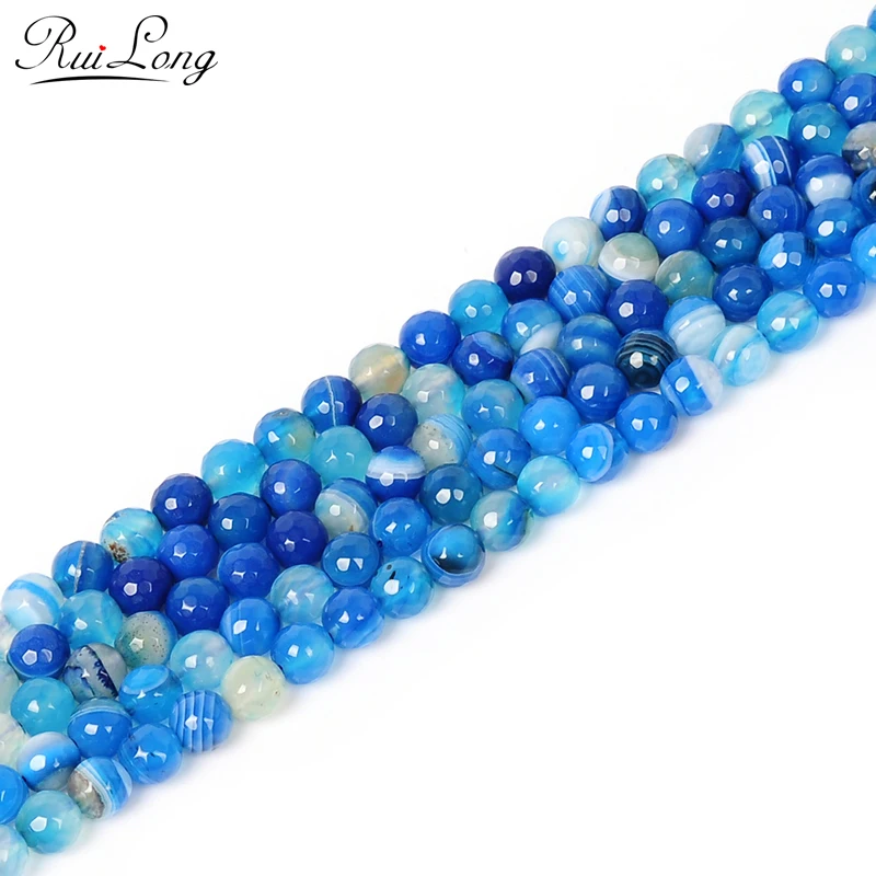 New Arrival 4-12mm Blue Round Natural Stone Beads Stripe Agata Onyx Faceted Loose Stone Beads For Making Jewelry Diy bracelets
New Arrival 4-12mm Blue Round Natural Stone Beads Stripe Agata Onyx Faceted Loose Stone Beads For Making Jewelry Diy bracelets
