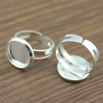 10pcs Fit 10mm Cabochon Adjustable Rings Shiny Silver Color Ring Base Copper Material Adjustable Rings For Children Kids
10pcs Fit 10mm Cabochon Adjustable Rings Shiny Silver Color Ring Base Copper Material Adjustable Rings For Children Kids