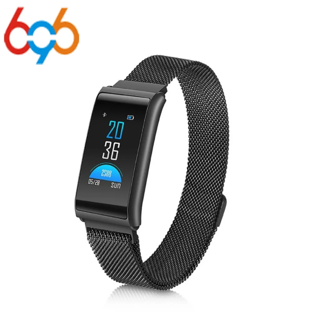 696 R02 Color Screen Display Smart Bracelet Waterproof Intelligent Sports Watch Real-time Heart Rate Monitor
696 R02 Color Screen Display Smart Bracelet Waterproof Intelligent Sports Watch Real-time Heart Rate Monitor