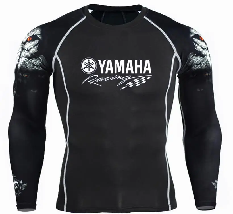 Mens Compression Shirts Yamaha Racing Premium printing Wolf Jerseys Long Sleeve T Shirt Fitness Men Lycra MMA T-Shirts
Mens Compression Shirts Yamaha Racing Premium printing Wolf Jerseys Long Sleeve T Shirt Fitness Men Lycra MMA T-Shirts