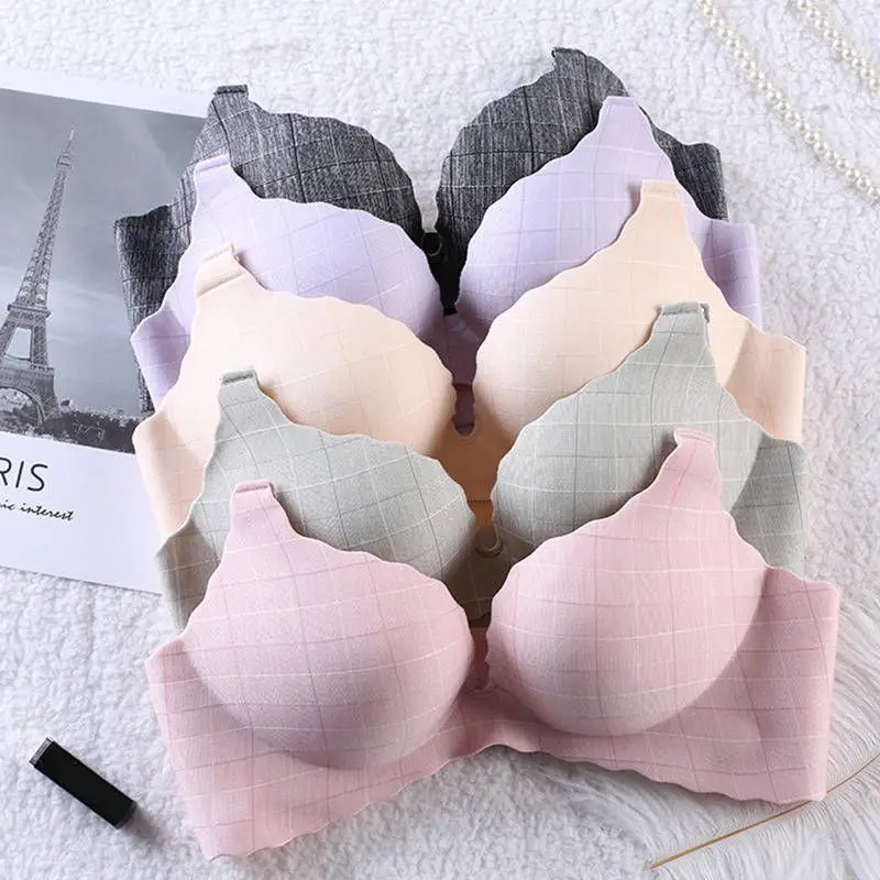 Sexy Seamless Bras Women Push Up Lingerie Wire Free Bra Women Bralette Striped Female Underwear Intimates
Sexy Seamless Bras Women Push Up Lingerie Wire Free Bra Women Bralette Striped Female Underwear Intimates