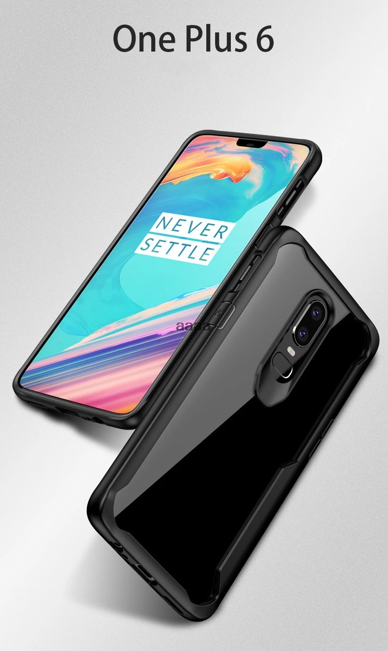 Anti-knock Soft TPU Case For Oneplus 6T Luxury Clear Back Phone Cover For OnePlus6T A6013 Silicone Shockproof Slim Shell Cover
