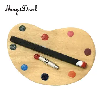 MagiDeal Colorful 1Set 1/12 Scale Dolls House Miniature Artist Paint Palette&Brush for School Classroom Painting Kids Play Toy
MagiDeal Colorful 1Set 1/12 Scale Dolls House Miniature Artist Paint Palette&Brush for School Classroom Painting Kids Play Toy