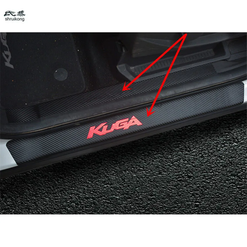 4pcs/lot car styling sticker carbon fiber grain PU leather door sill decorative cover for 2013-2017 FORD KUGA
4pcs/lot car styling sticker carbon fiber grain PU leather door sill decorative cover for 2013-2017 FORD KUGA