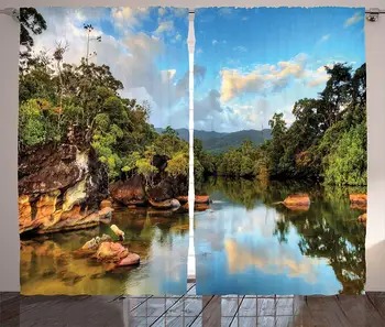 Lake House Curtains View The Tropical Jungle River at The Beach Masoala National Park Madagascar Living Room Bedroom 2 Panel Set
Lake House Curtains View The Tropical Jungle River at The Beach Masoala National Park Madagascar Living Room Bedroom 2 Panel Set