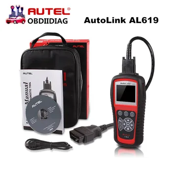 Original Autel Autolink AL619 ABS/SRS + CAN OBDII Code Reader Turn off Check Engine Light clears codes resets monitors
Original Autel Autolink AL619 ABS/SRS + CAN OBDII Code Reader Turn off Check Engine Light clears codes resets monitors