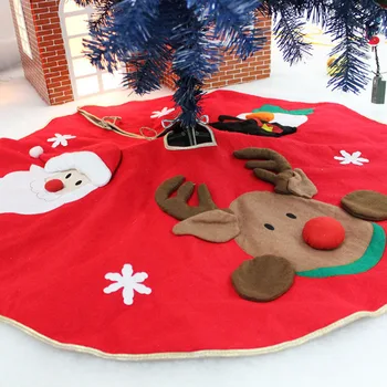 78-90cm Snow Plush Christmas Tree Skirt Base Floor Mat Cover XMAS Merry tree ornament Santa Claus deer felt Christmas tree home
78-90cm Snow Plush Christmas Tree Skirt Base Floor Mat Cover XMAS Merry tree ornament Santa Claus deer felt Christmas tree home