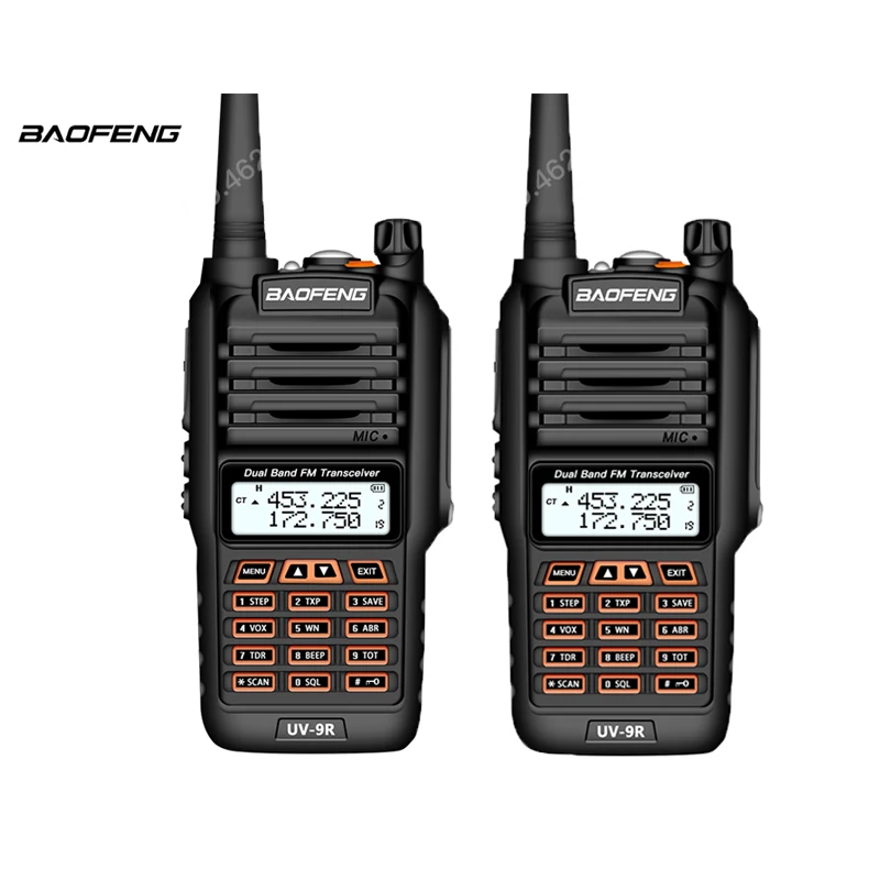 2pcs Baofeng UV-9R Waterproof Walkie Talkie 8W Two Way Radio Dual Band Handheld 10km long range UV9R CB Ham portable Radio
2pcs Baofeng UV-9R Waterproof Walkie Talkie 8W Two Way Radio Dual Band Handheld 10km long range UV9R CB Ham portable Radio