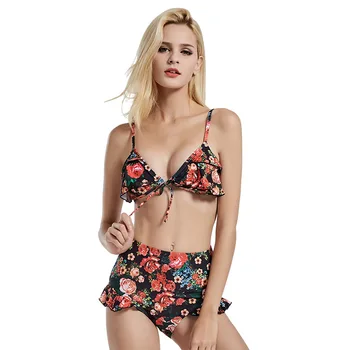 2018 NEW Style Sweet Bikini Sexy Floral Printed Bikini Off shoulder High waist Bikini Push Up swimwear suit Bathing Suit S-XL
2018 NEW Style Sweet Bikini Sexy Floral Printed Bikini Off shoulder High waist Bikini Push Up swimwear suit Bathing Suit S-XL