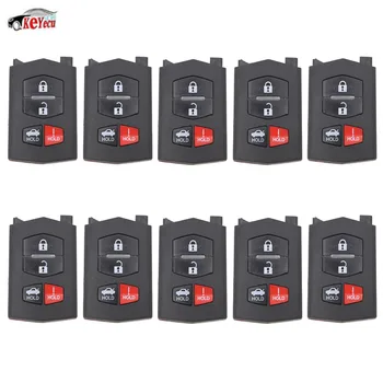 KEYECU 10 Pcs/lot New Replacement Remote Key Shell Case Fob 4 Button for Mazda 3 5 6 RX8 CX5 CX7 CX9
KEYECU 10 Pcs/lot New Replacement Remote Key Shell Case Fob 4 Button for Mazda 3 5 6 RX8 CX5 CX7 CX9