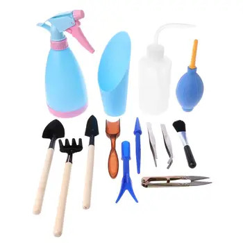 14pcs Mini Garden Hand Tools Transplanting Tools Succulent Tools Miniature Planting Gardening Tool Set
14pcs Mini Garden Hand Tools Transplanting Tools Succulent Tools Miniature Planting Gardening Tool Set