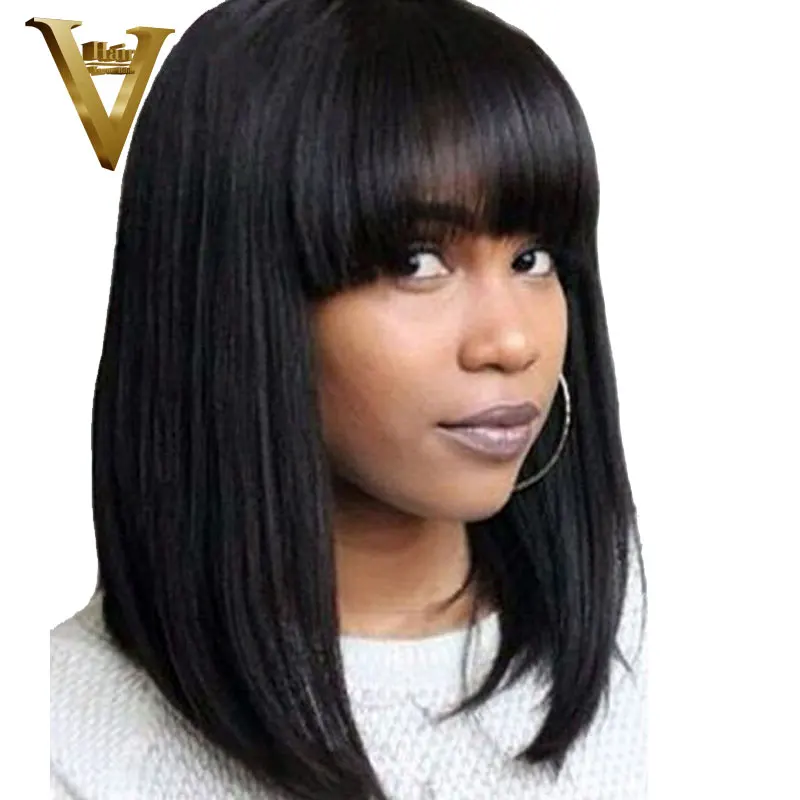 Short Indian Remy Human Hair Bob Wigs With Thick And Soft Hair Bang Natural Black Color Wig For Women Lace Wigs Bleached Knots
Short Indian Remy Human Hair Bob Wigs With Thick And Soft Hair Bang Natural Black Color Wig For Women Lace Wigs Bleached Knots
