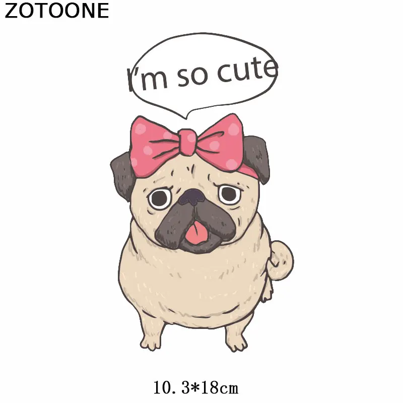 ZOTOONE Cute dog Animal Iron On Patches Clothes Sticker DIY Handmade Heat Transfer for T-shirt Printed Stick-On Stick-On D
ZOTOONE Cute dog Animal Iron On Patches Clothes Sticker DIY Handmade Heat Transfer for T-shirt Printed Stick-On Stick-On D