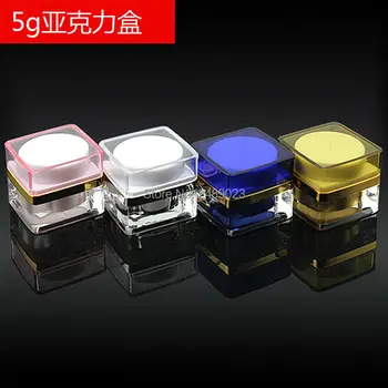 Fashion Acrylic 5g Mini Cosmetic Empty Jar Pot Eyeshadow Makeup Face Cream Container Storage Refillable Bottle 10pcs/lot 
Fashion Acrylic 5g Mini Cosmetic Empty Jar Pot Eyeshadow Makeup Face Cream Container Storage Refillable Bottle 10pcs/lot