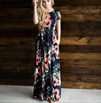 2019 summer dress women elegant short sleeve O neck robe femme flower print maxi dresses cotton Party Vestidos sexy party dress
2019 summer dress women elegant short sleeve O neck robe femme flower print maxi dresses cotton Party Vestidos sexy party dress