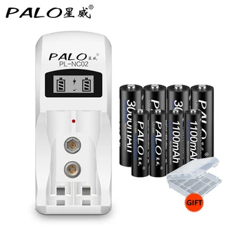 Palo Intelligent LCD Fast Battery Charger PL-NC02 With 4pcs AA Rechargeable battery And 4pcs AAA Rechargeable 1.2v batteries
Palo Intelligent LCD Fast Battery Charger PL-NC02 With 4pcs AA Rechargeable battery And 4pcs AAA Rechargeable 1.2v batteries