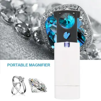 20X 45X Double Lens Portable Jewelry Loupe Pull Type Jewelry Magnifier with LED Light Jewelry Loupe Toiletry Kits
20X 45X Double Lens Portable Jewelry Loupe Pull Type Jewelry Magnifier with LED Light Jewelry Loupe Toiletry Kits