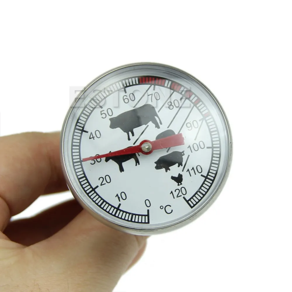 Stainless Steel Instant Read Probe Thermometer BBQ Food Cooking New Meat Gauge C42
Stainless Steel Instant Read Probe Thermometer BBQ Food Cooking New Meat Gauge C42