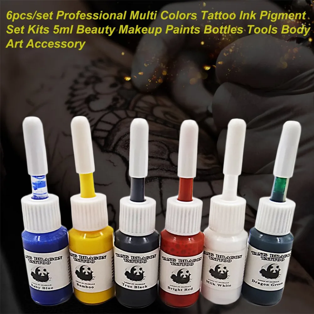 Pigment Set Kits 5ml Bottles Body 6pcs/set Art Accessory Professional Multi Colors Tattoo Ink Hot Sale
Pigment Set Kits 5ml Bottles Body 6pcs/set Art Accessory Professional Multi Colors Tattoo Ink Hot Sale