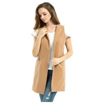 Brieuces new Women Wool Blend Vest Waistcoat Lady Office Wear Long Waistcoat Women Coat Casual Sleeveless Vest Jacket
Brieuces new Women Wool Blend Vest Waistcoat Lady Office Wear Long Waistcoat Women Coat Casual Sleeveless Vest Jacket