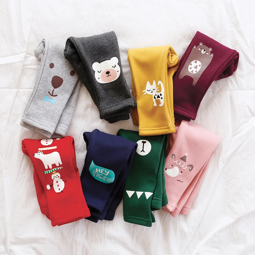 Autumn Winter Children Leggings Lovely Cartoon Pattern Cotton Wool Kids Leggings Baby Boys Girls Thickening Warm Pants Trousers
Autumn Winter Children Leggings Lovely Cartoon Pattern Cotton Wool Kids Leggings Baby Boys Girls Thickening Warm Pants Trousers