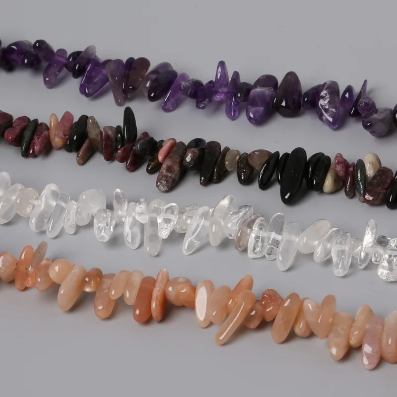 New Arrival! 10-30mm Natural Stone Chip Beads for Necklace Strand 38cm: Tourmaline Crystal Approx 50pcs
New Arrival! 10-30mm Natural Stone Chip Beads for Necklace Strand 38cm: Tourmaline Crystal Approx 50pcs