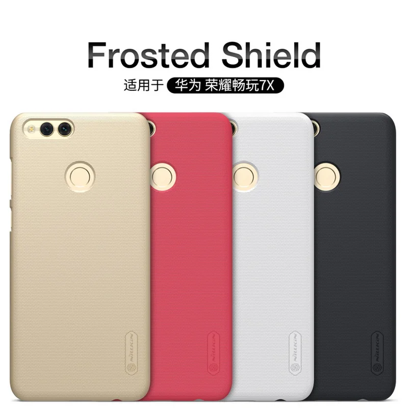 For Huawei Honor 7X Case 5.93" with Screen protector Nillkin frosted shield pc hard phone shell plastic back cover matte cases
For Huawei Honor 7X Case 5.93" with Screen protector Nillkin frosted shield pc hard phone shell plastic back cover matte cases
