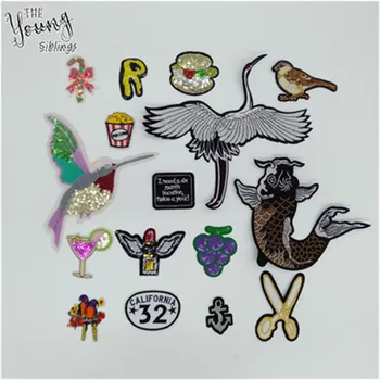 Hot sell Brand New mixture Hot melt Adhesive Applique Embroidery Patches Stripes DIY Badges Clothing Accessory Patch C2294-C2317
Hot sell Brand New mixture Hot melt Adhesive Applique Embroidery Patches Stripes DIY Badges Clothing Accessory Patch C2294-C2317