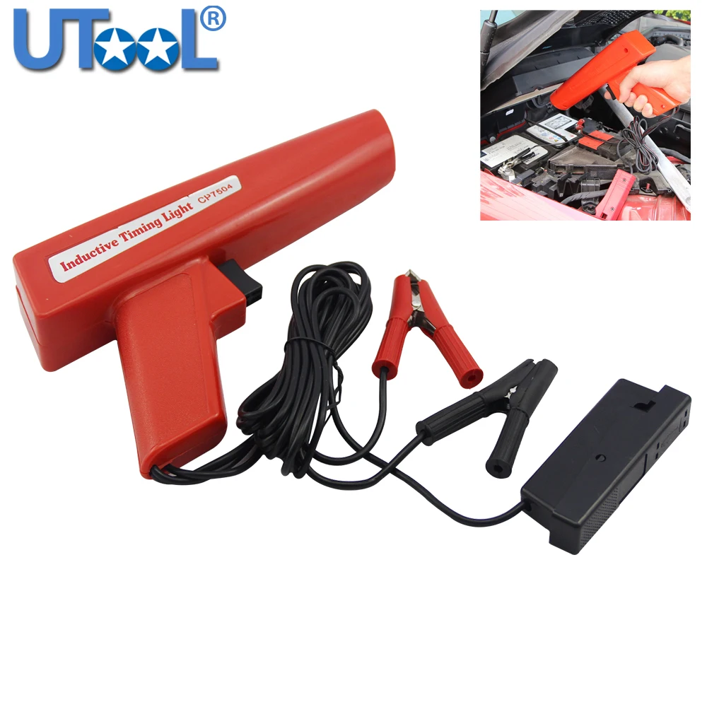 12V Professional Car Motorcycle Engine Timing Light Ignition High Beam Timing Strobe Light Inductive Timing Lamp Detector
12V Professional Car Motorcycle Engine Timing Light Ignition High Beam Timing Strobe Light Inductive Timing Lamp Detector