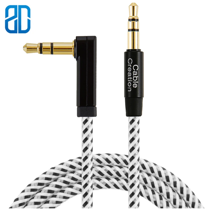 3.5mm TRRS Auxiliary Audio Cable 90 Degree Right Angle 4-Conductor Auxiliary Stereo Cable (Microphone Compatible) Stereo Audio
3.5mm TRRS Auxiliary Audio Cable 90 Degree Right Angle 4-Conductor Auxiliary Stereo Cable (Microphone Compatible) Stereo Audio