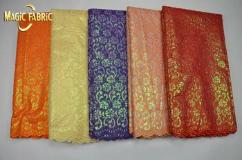 New Arrival French Guipure Lace Fabric African double organza Lace with sequins High Quality 5 yards/lot CLP-235
New Arrival French Guipure Lace Fabric African double organza Lace with sequins High Quality 5 yards/lot CLP-235