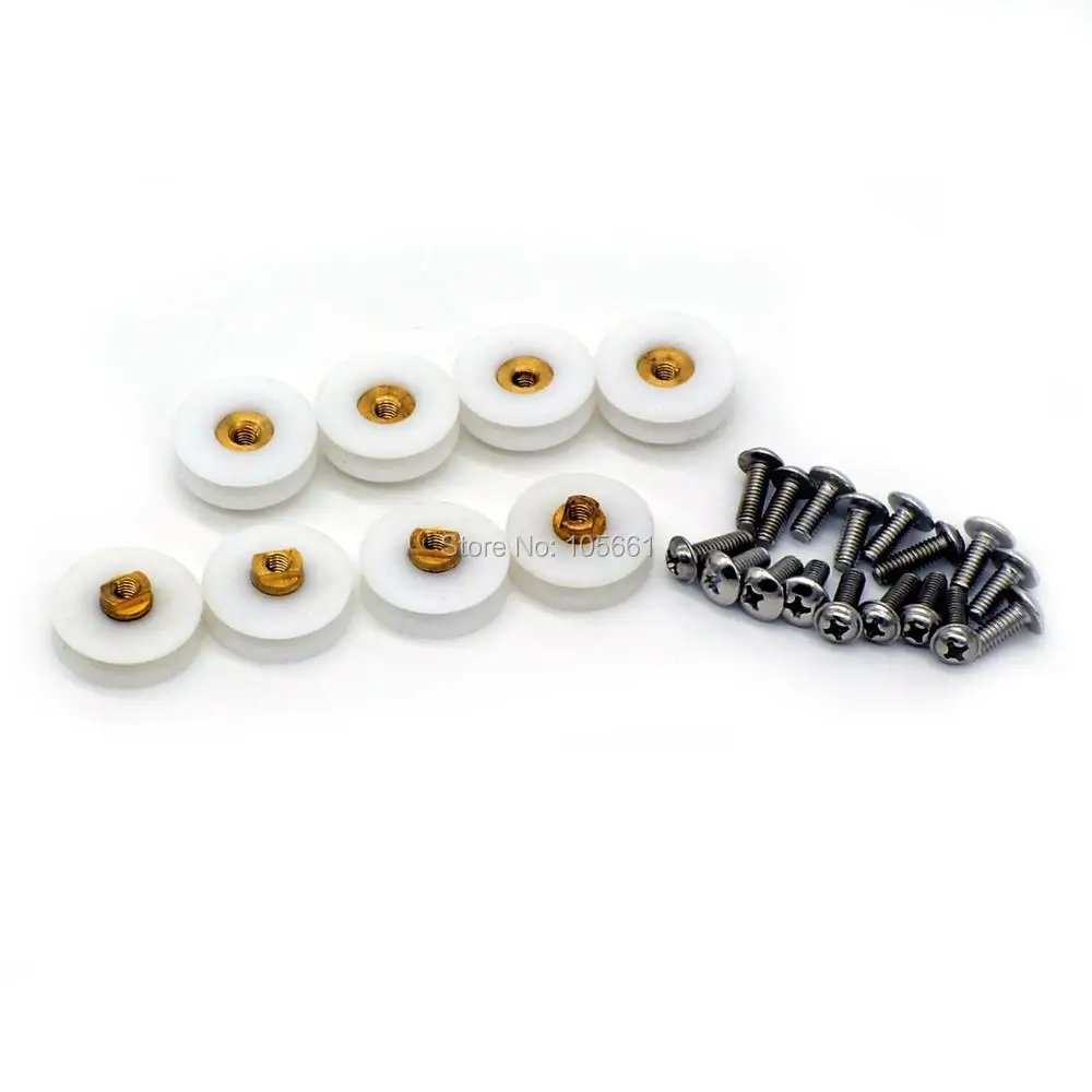 8 x Replacement Shower Door ROLLERS U Groove Type Pulley Roller Wheel 7*23*4mm (22.5mm)
8 x Replacement Shower Door ROLLERS U Groove Type Pulley Roller Wheel 7*23*4mm (22.5mm)