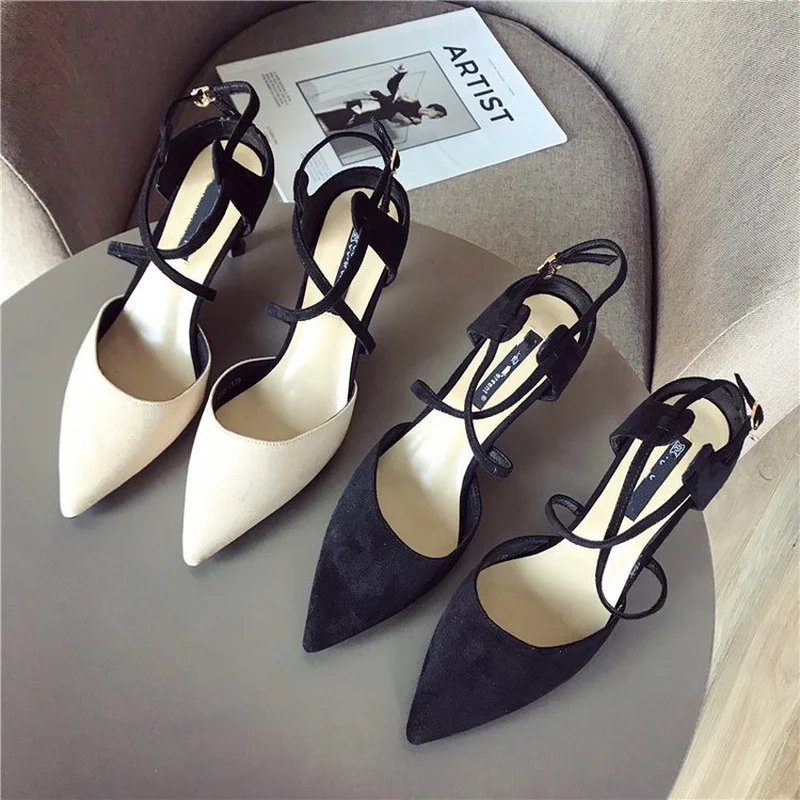 2019 Women Pumps Sweet Style Square High Heel Flock Pointed Toe Spring and Autumn Elegant Shallow Ladies Shoes Size
2019 Women Pumps Sweet Style Square High Heel Flock Pointed Toe Spring and Autumn Elegant Shallow Ladies Shoes Size