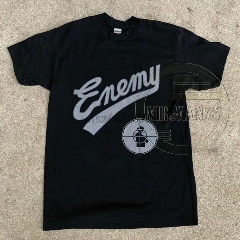 PUBLIC ENEMY 1991 script rap tee Def Jam Vintage 90s hip hop T Shirt Size S- 3XL
PUBLIC ENEMY 1991 script rap tee Def Jam Vintage 90s hip hop T Shirt Size S- 3XL