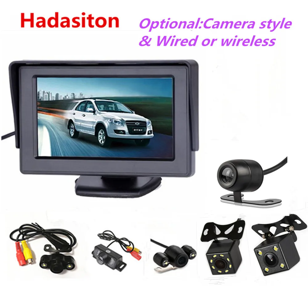 4.3 inch TFT LCD Screen Color Car Monitor Reverse Parking monitor+Night Vision Rearview camera (optional)
4.3 inch TFT LCD Screen Color Car Monitor Reverse Parking monitor+Night Vision Rearview camera (optional)