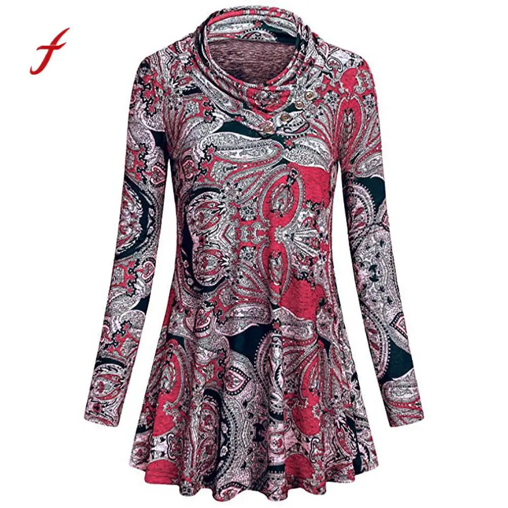 women blouses femme 2019 Womens Long Sleeve Print Button Casual plus size Loose Tops Tunic Blouse female Shirt feminina
women blouses femme 2019 Womens Long Sleeve Print Button Casual plus size Loose Tops Tunic Blouse female Shirt feminina