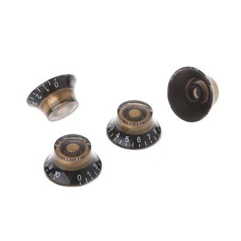 4 pcs/set Guitar Knobs Speed Control Volume Tone For Electric Guitarra Bass Parts
4 pcs/set Guitar Knobs Speed Control Volume Tone For Electric Guitarra Bass Parts