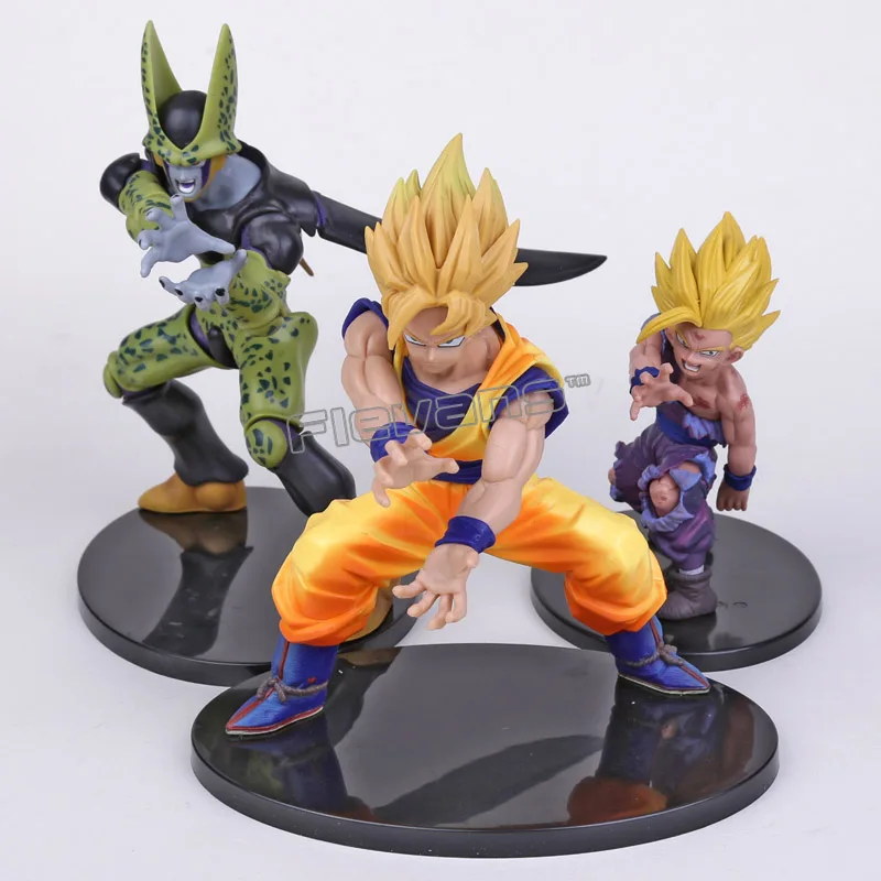 Dragon Ball Z Dramatic Showcase Son Gokou & Cell & Son Gohan PVC Figures Collectible Toys 3pcs/set
Dragon Ball Z Dramatic Showcase Son Gokou & Cell & Son Gohan PVC Figures Collectible Toys 3pcs/set