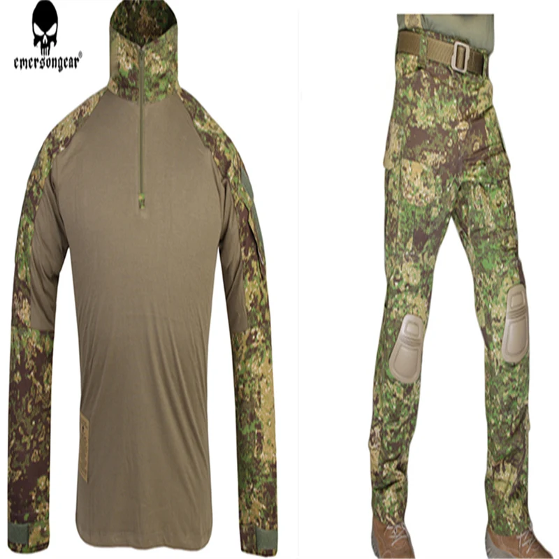 2017 NEW Emerson bdu G3 Combat uniform shirt & Pants & knee pads Military Army uniform Green Zone Ghillie Suits
2017 NEW Emerson bdu G3 Combat uniform shirt & Pants & knee pads Military Army uniform Green Zone Ghillie Suits