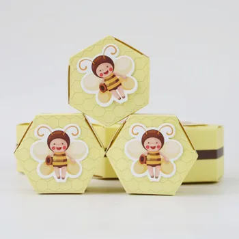 20pcs/lot Bee Baptism Favor Candy Boxes Treat Kids Birthday Sweet Box Cardboard Boxes for Packaging
20pcs/lot Bee Baptism Favor Candy Boxes Treat Kids Birthday Sweet Box Cardboard Boxes for Packaging