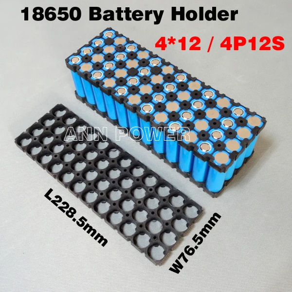 Free Shipping 4*12 18650 battery holder ( integrated ) Used for 4P12S 36V lifepo4 battery Pack electric bike battery bracket
Free Shipping 4*12 18650 battery holder ( integrated ) Used for 4P12S 36V lifepo4 battery Pack electric bike battery bracket