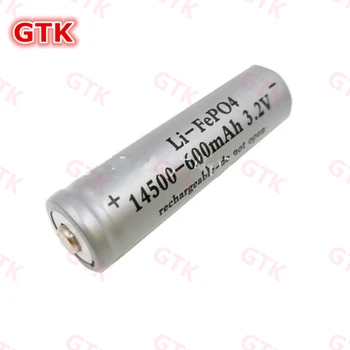 12pcs GTK 14500 lifepo4 3.2V 600mAh solar cell flashlight rechargeable battery diy battery +free shipping
12pcs GTK 14500 lifepo4 3.2V 600mAh solar cell flashlight rechargeable battery diy battery +free shipping