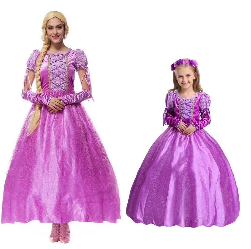 Halloween Adult Rapunzel Costume Tangled fancy dress Women Kid Girls cosplay Tangled Rapunzel Princess costume for women purple
Halloween Adult Rapunzel Costume Tangled fancy dress Women Kid Girls cosplay Tangled Rapunzel Princess costume for women purple