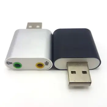 7.1 USB Sound Card External Adapter USB Audio Card 3D Stereo Jack 3.5mm Earphone Micphone Card for Computer Notebook PC Laptop
7.1 USB Sound Card External Adapter USB Audio Card 3D Stereo Jack 3.5mm Earphone Micphone Card for Computer Notebook PC Laptop