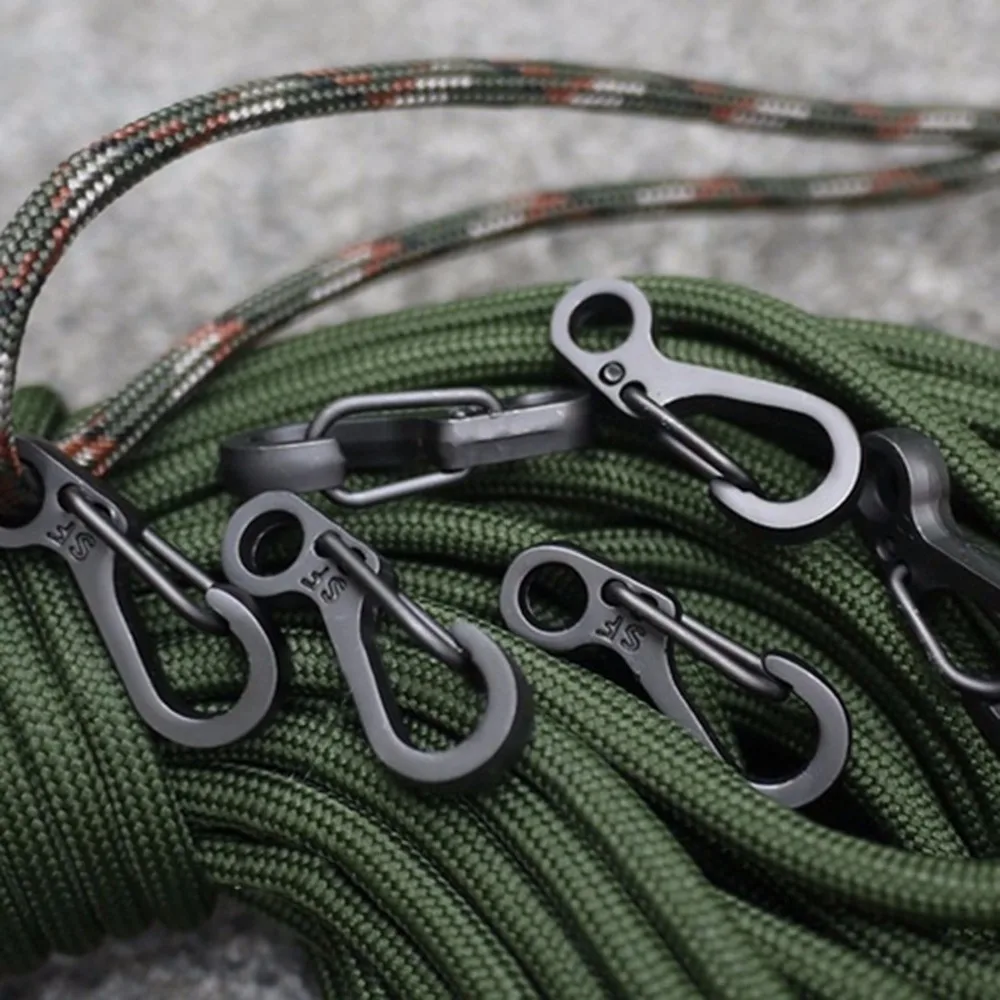 Mini SF Spring Backpack Clasps Climbing Carabiners EDC Keychain Camping Bottle Hooks Paracord Tactical Survival Gear
Mini SF Spring Backpack Clasps Climbing Carabiners EDC Keychain Camping Bottle Hooks Paracord Tactical Survival Gear
