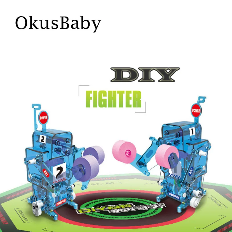 DIY Assembled RC Robot Action Figure Boxing Toy Combat Robot Control Battle Robot Educational Toy For Boys Children Gifts
DIY Assembled RC Robot Action Figure Boxing Toy Combat Robot Control Battle Robot Educational Toy For Boys Children Gifts
