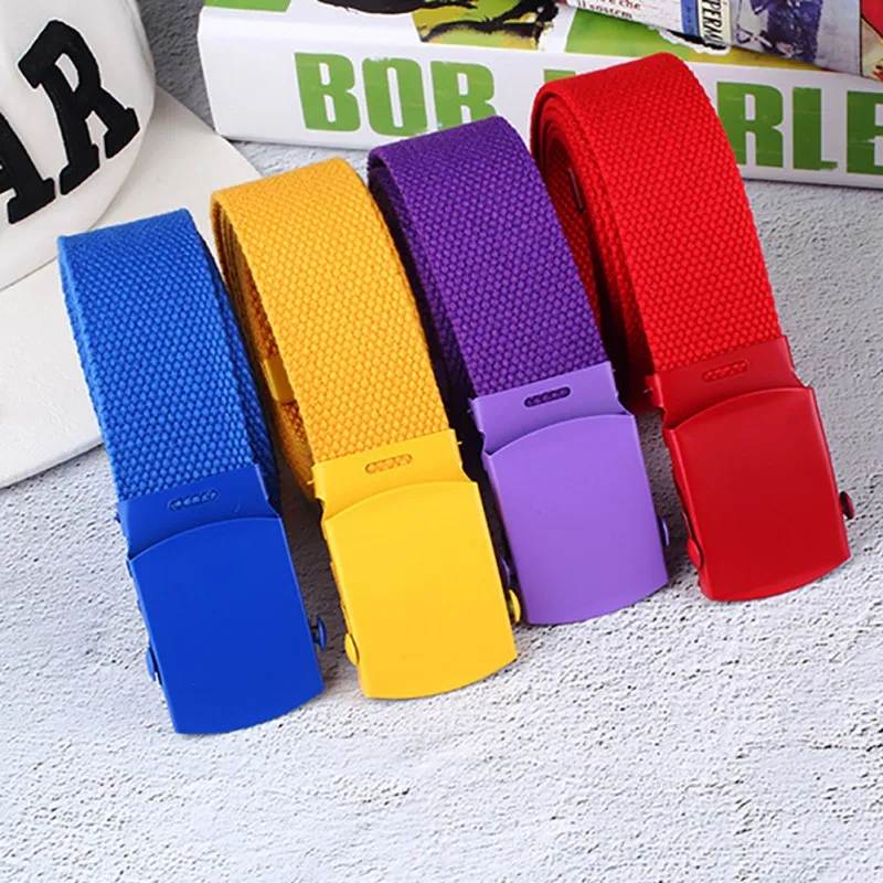 Unisex Casual Webbing Canvas Waist Belt Automatic Buckle Waistband Military Equipment Army Belt Practical Solid Color
Unisex Casual Webbing Canvas Waist Belt Automatic Buckle Waistband Military Equipment Army Belt Practical Solid Color